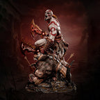 God of War Kratos Rage of Sparta Statue – Mythical Beast Slayer Collectible Figure