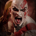 God of War Kratos Rage of Sparta Statue – Mythical Beast Slayer Collectible Figure