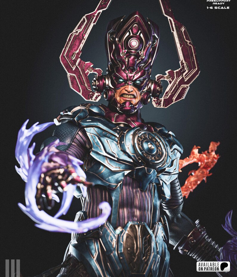 Galactus Cosmic Power Collectible Statue – Premium 3D Model