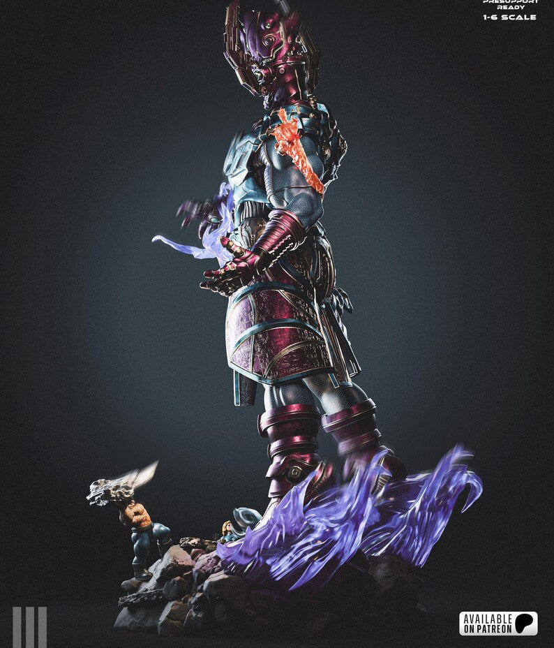 Galactus Cosmic Power Collectible Statue – Premium 3D Model