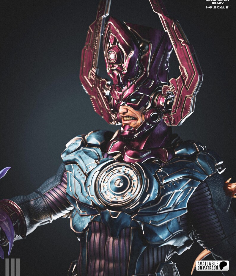 Galactus Cosmic Power Collectible Statue – Premium 3D Model