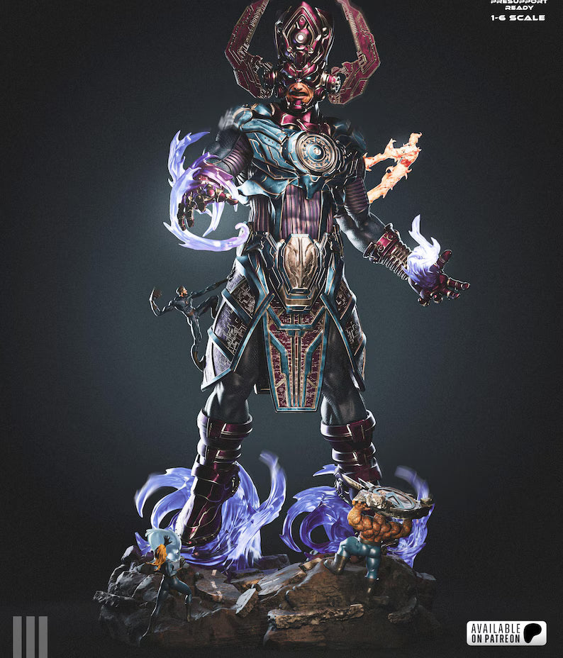Galactus Cosmic Power Collectible Statue – Premium 3D Model