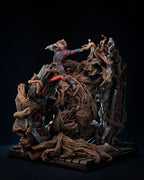 Groot & Rocket Raccoon Ultimate Battle Diorama – Collectible Figure Model