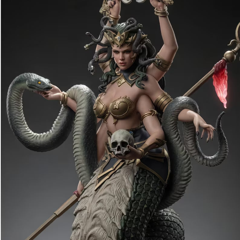 Medusa: Queen of Serpents – Mythological 3D Collectible Statue