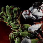 God of War: Kratos vs. Medusa – The Epic Greek Mythology Battle 3D Statue
