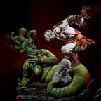 God of War: Kratos vs. Medusa – The Epic Greek Mythology Battle 3D Statue