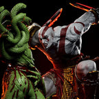 God of War: Kratos vs. Medusa – The Epic Greek Mythology Battle 3D Statue