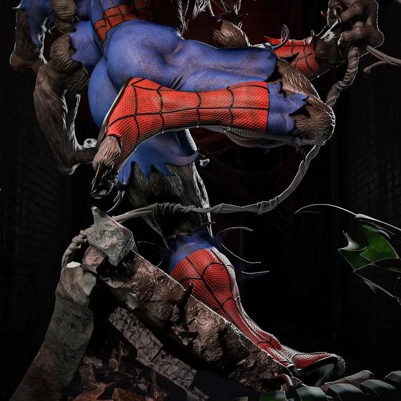 Mutated Spider-Man – Arachnid Nightmare | Dark Fantasy Collectible Figure