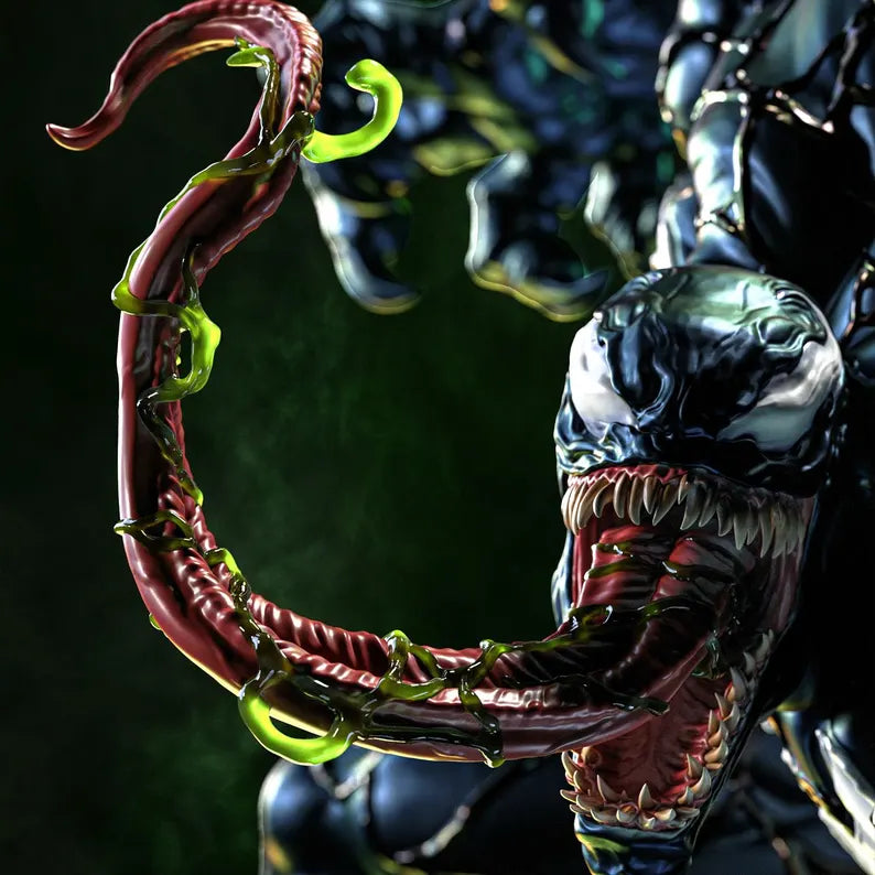 Sewage Venom – Toxic Symbiote | Dark Fantasy Superhero Collectible Statue
