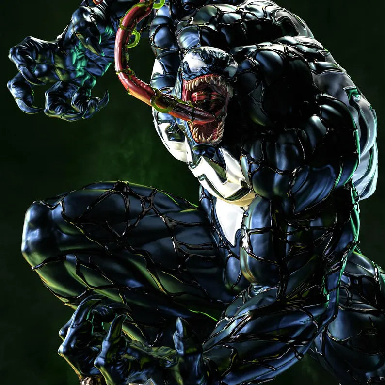Sewage Venom – Toxic Symbiote | Dark Fantasy Superhero Collectible Statue