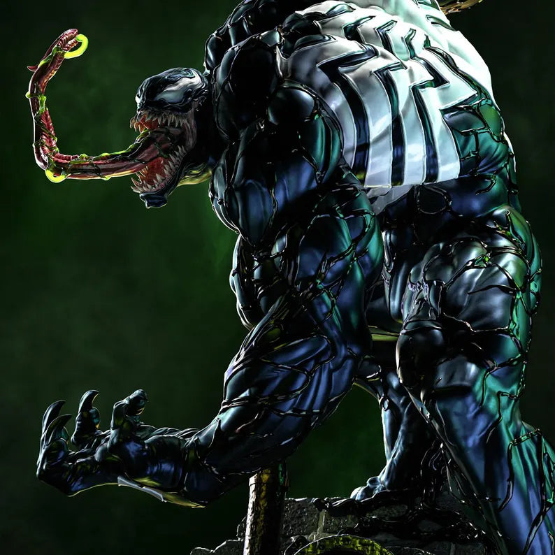 Sewage Venom – Toxic Symbiote | Dark Fantasy Superhero Collectible Statue
