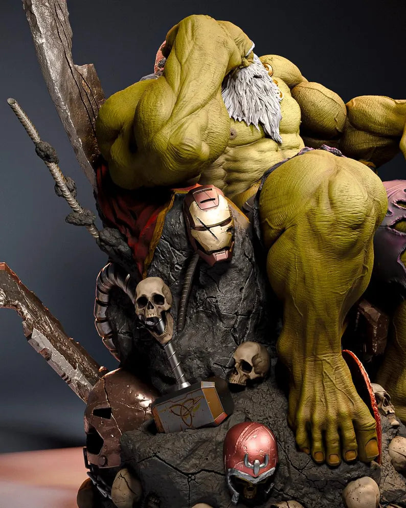 The Incredible Hulk: King of the Fallen – Ultimate Battle Diorama Statue
