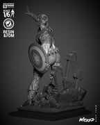 Captain America: Rise of the Undead Zombie – Collectible Statue