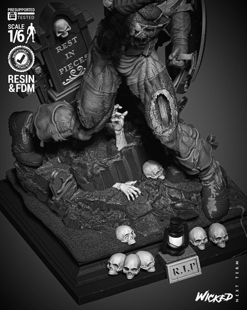 Captain America: Rise of the Undead Zombie – Collectible Statue