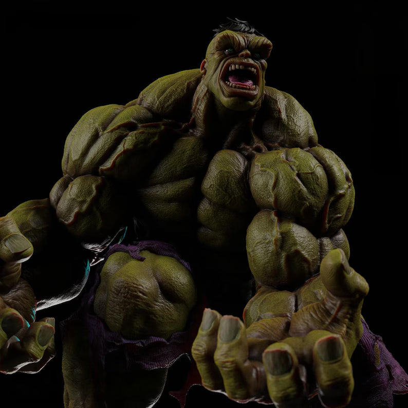 Incredible Hulk Premium Collectible Figure – Ultimate Smash Battle Diorama
