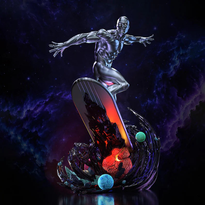 Silver Surfer – Cosmic Wave Rider Superhero Collectible Statue