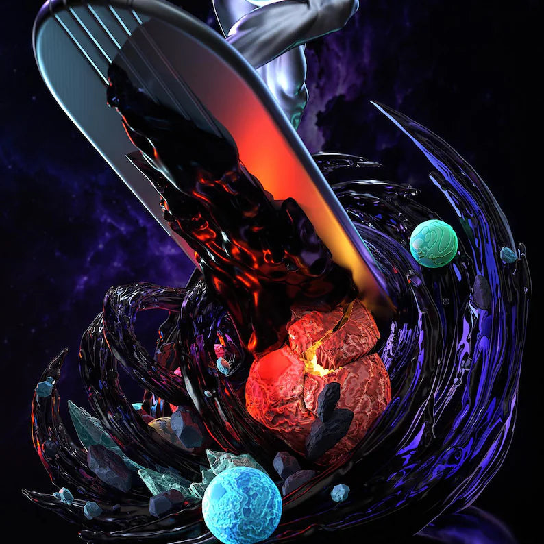 Silver Surfer – Cosmic Wave Rider Superhero Collectible Statue