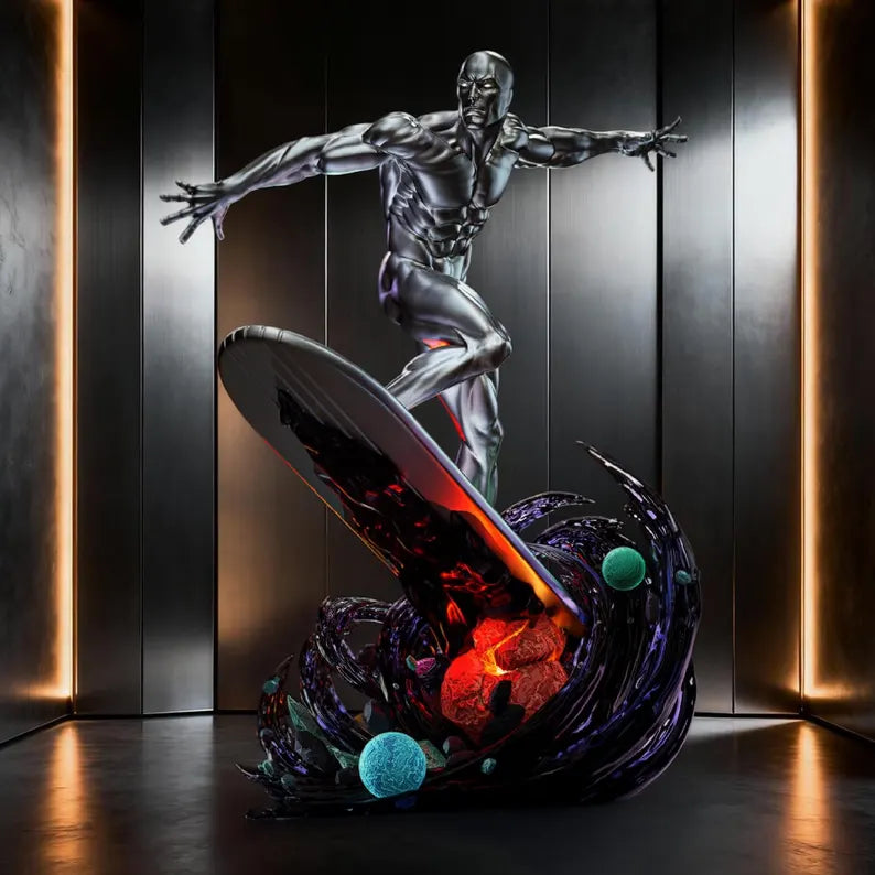 Silver Surfer – Cosmic Wave Rider Superhero Collectible Statue